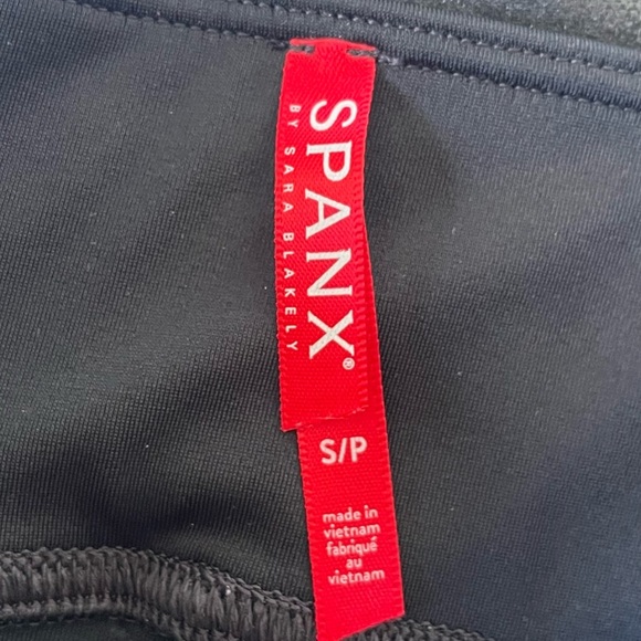 NWT Spanx Black Faux Leather Leggings  SIZE SMALL - Picture 6 of 10